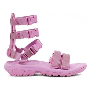 Teva x Christian Cowan Hurricane Gladiator Sandal Metallic Pink Size: W10/M9